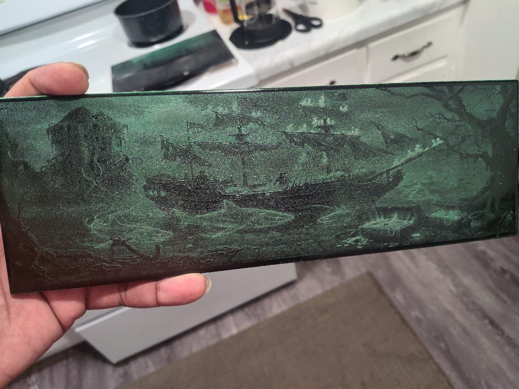 Ghost ship — made by Precision Inscions