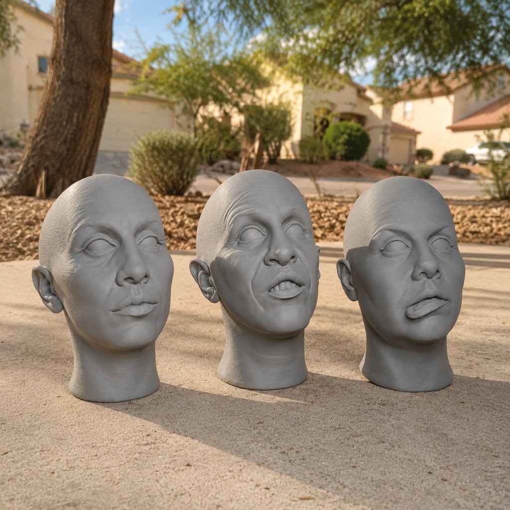 Hocus Pocus Manniquin Heads.. (Price for 1 Each - Quote for all 3) — other made by RogueCmdr3D