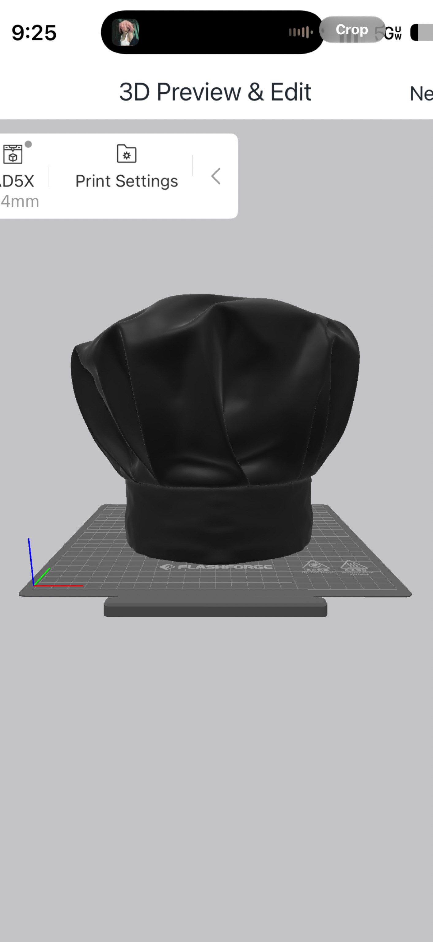 Custom Made Chef Hat, Off Set White to Make Look More Natural π¨βπ³ β photo 2 of 2