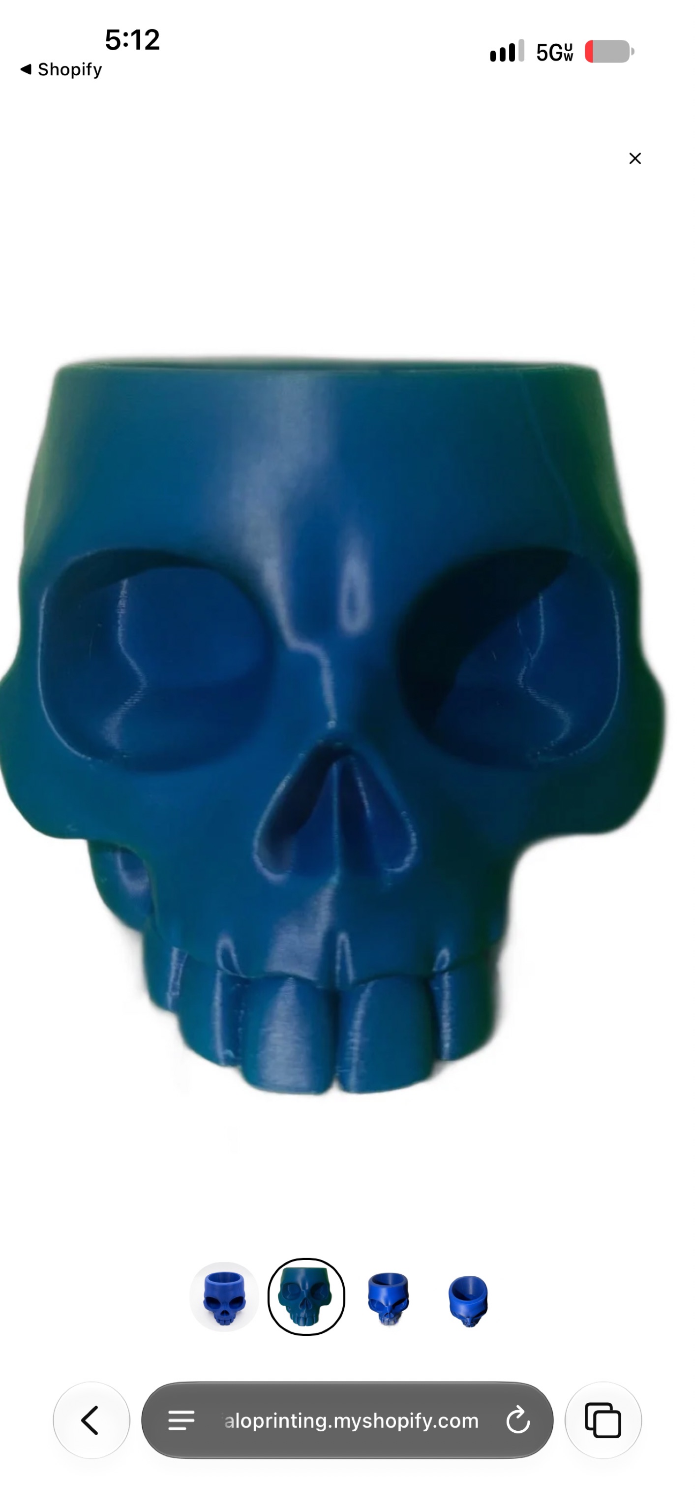 3d Printed Skull Bowl π β home decor made by Dominic Hartenstein